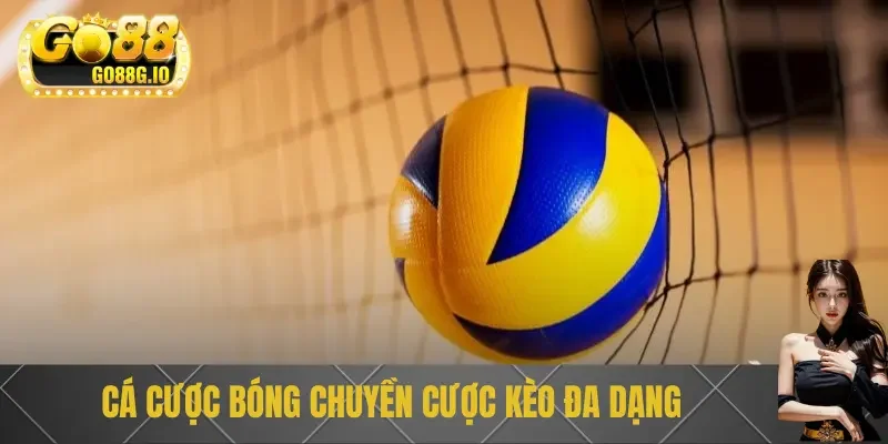 Cá cược bóng chuyền có hình thức cược kèo đa dạng